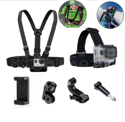 Ремень для крепления на голову нагрудный ремень GoPro Hero 7 6 5 4 Xiaomi Yi 4K Sony аксессуары