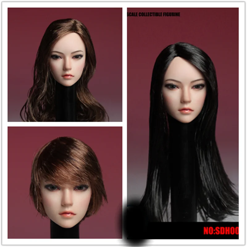 

Mnotht 1:6 Cosplay Series Asian Headsculpt Version 2 SUD-SDH002A/SDH002B/SDH002C Head Carving l30