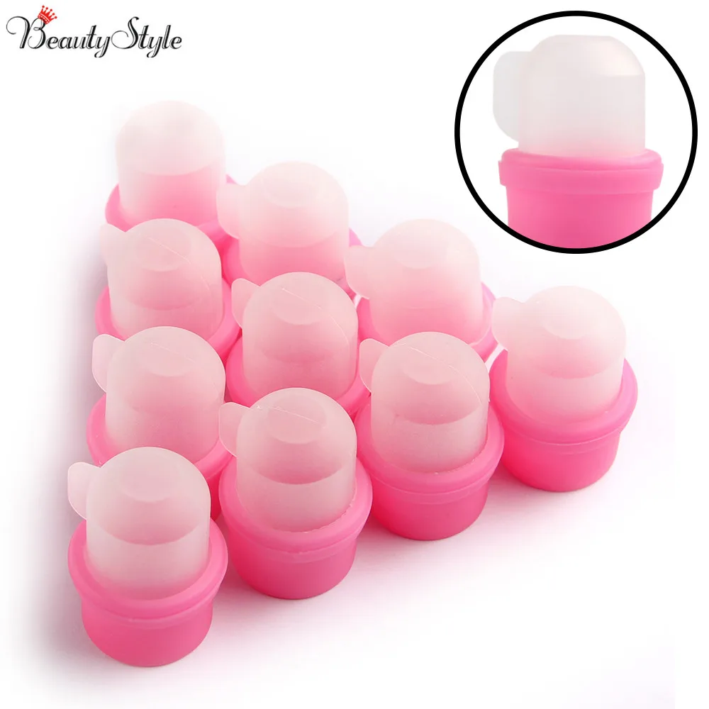remover acrylic nail diy Hand Cap DIY Beauty Wearable Acrylic Remover 40pcs / Nail UV Polish Tip 10pcs Gel Soakers Health