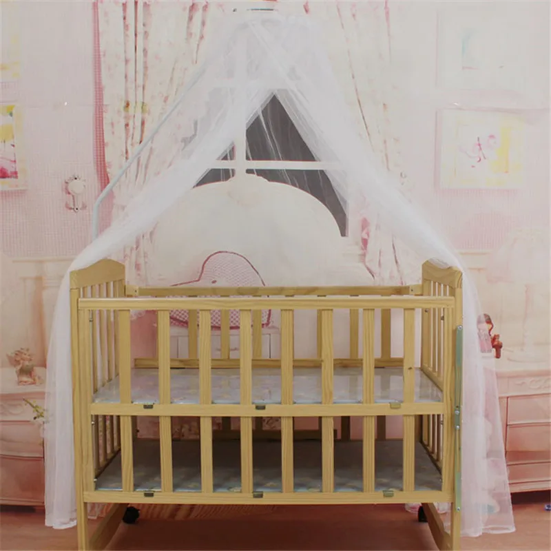

New mosquito bar Nursery Baby Cot Bed Toddler Bed or Crib Canopy Home Mother Mosquito Net White P0.2