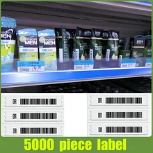 5000 шт./лот, супермаркет безопасности со штрих-кодом eas 58 кГц мягкий ярлык DHL/FedEx