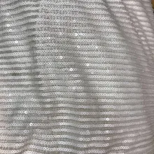 5 ярдов/сумка YF168# Белый блесток вышитые бисером в полоску ткань используется в свадебное платье Мода этап