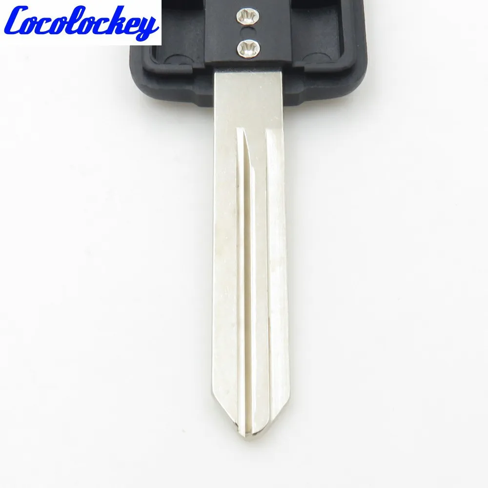 10 шт./лот, пустой ключ, новинка, сменный корпус транспондера, может быть открыт для Nissan, без логотипа, Cocolockey