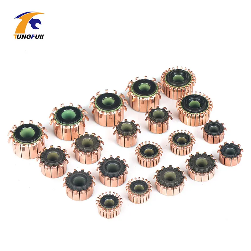 TUNGFULL 8x23x16 мм 2 шт. медный стержень генератор двигателя коллектор медных тонов