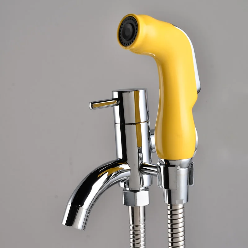 Bidet Shattaf Mop pool Faucet mop Sprayer With shower Valve Four Colors