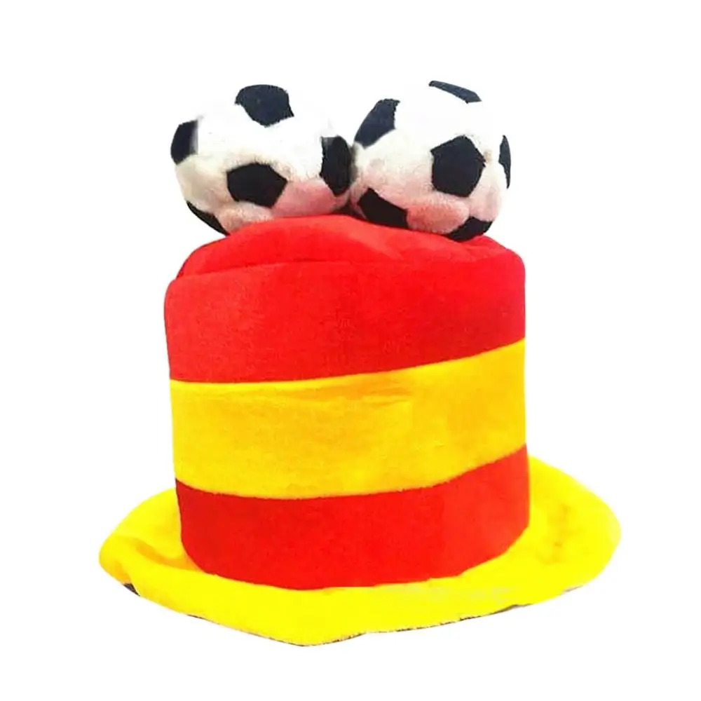 Футбольная шапка, головные уборы для вечеринки, кепка для болельщиков, ведущий чемпион мира по футболу, футбольная команда, спортивные головные уборы, сувенир - Цвет: Серый