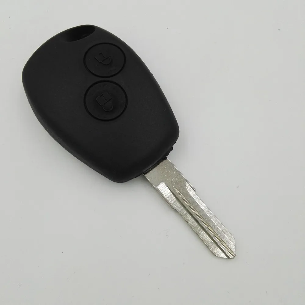 Для Renault 2 кнопки Duster Logan Fluence Clio ключи автомобильные чехлы Сменные ключи неразрезанное лезвие