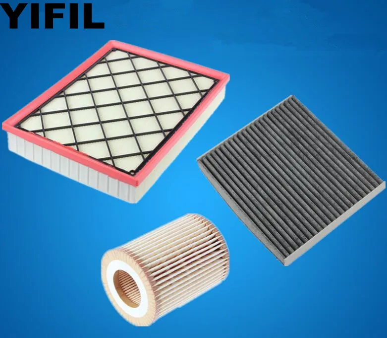 

3PCS/SET Air Filter+Oil Filter+Cabin Filter For Ford Everest Diesel 2016 2017,PX Ranger 2011