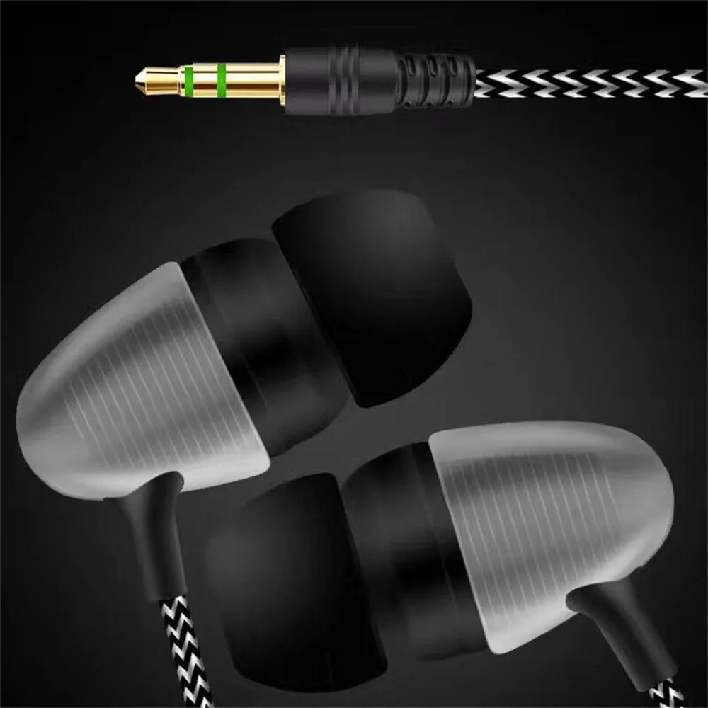 #30 Universal 3.5mm Jack earphone Stereo Earbuds Earphones Headphonr Headset  For samsung Xiaomi huawei