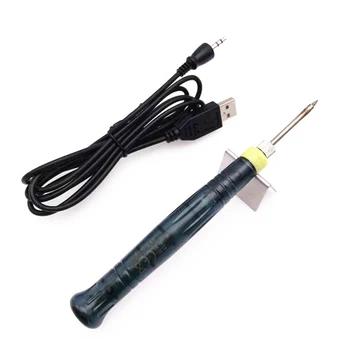 

Newly Portable Mini USB 5V 8W Electric Powered Soldering Iron Pen/Tip Switch Kit VA88