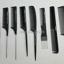 8 шт./компл. профессиональный набор расчесок из углеродного волокна парикмахерские волосы хвост расчески для красоты GIC-HB8P1