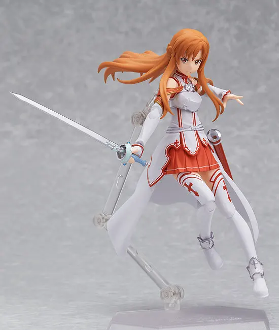Аниме Sword Art Online S.A.O Yuuki Asuna Figma 178 ПВХ Фигурки Коллекционная модель детские игрушки