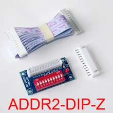 Для детей возрастом от 1 до шт ADDR2-DIP-Z расширения линия подключается к DMX512 контроллер по протоколу DMX-реле светодиодного декодера для цветная(RGB) Светодиодная лента лампа