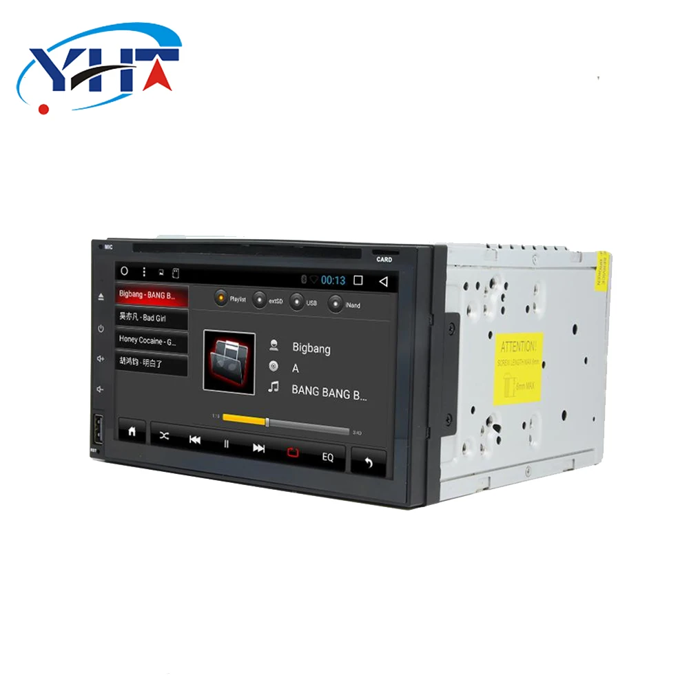 Discount 2 din Quad-Core 1+16G 7" Android 8.1 Car Autoradio System for Todyota Mazad Volkswagen with 1024*600 Audio No-DVD MP3 Player 5