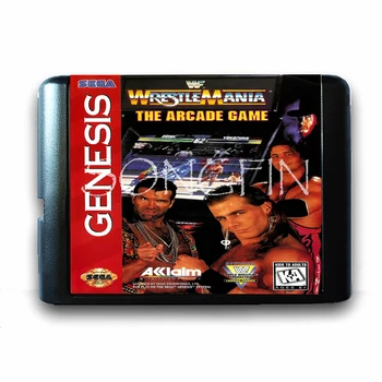 

Wrestle Mania The Arcade Game 16 bit MD Memory Card for Sega Mega Drive 2 for SEGA Genesis Megadrive