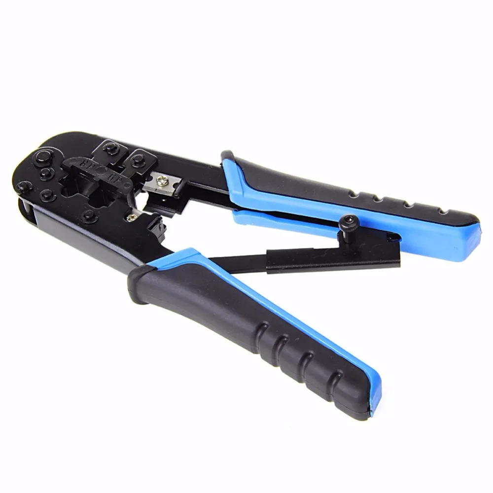 

Stripping Wire Cutter Kit RJ45 RJ12 Y Dual Modular Network Cable Crimping Tool