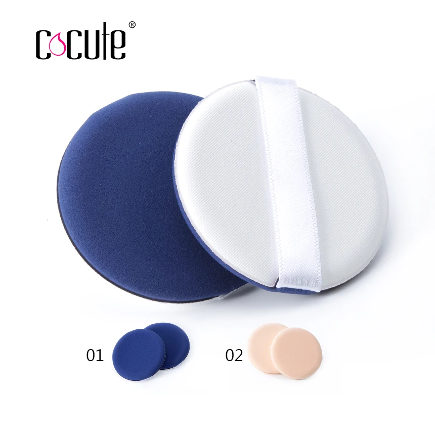 Cocute 2 шт./лот плоская воздушная подушка губка для макияжа основы прессованная