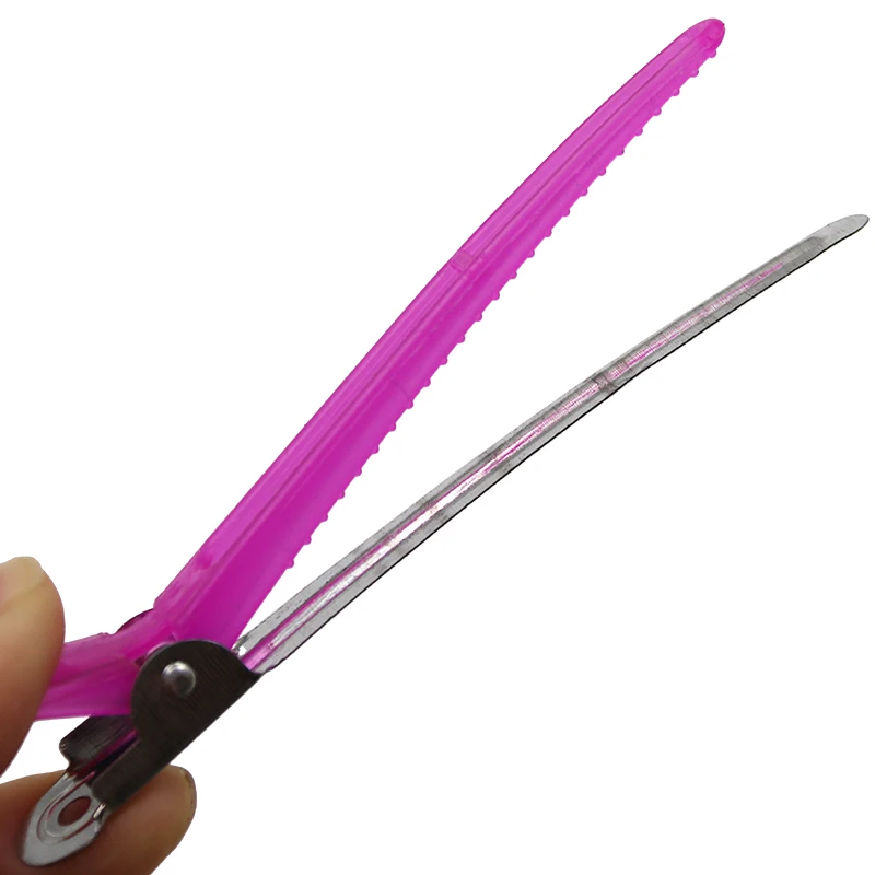 10 قطعة المهنية الملونة تصفيف الشعر صالون باجتزاء مشبك شعر التصميم أدوات تجديل دبابيس التبعي