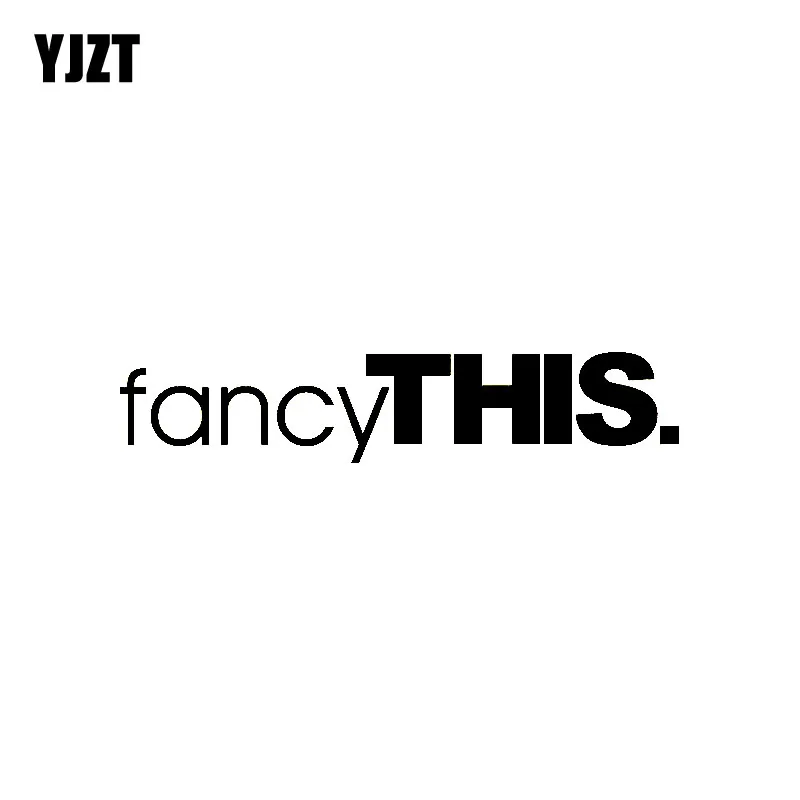 YJZT 15 см * 2 9 интересные фантазии это украшение наклейка черный/серебристый винил