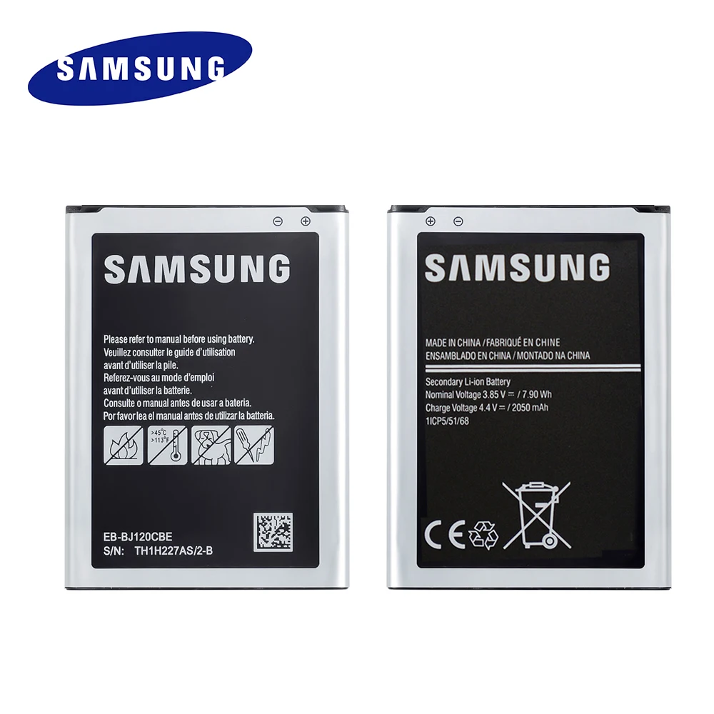 Сменный аккумулятор EB-BJ120CBU EB-BJ120CBE для samsung Galaxy Express 3 J1 J120 batteria 2050mAh номер отслеживания