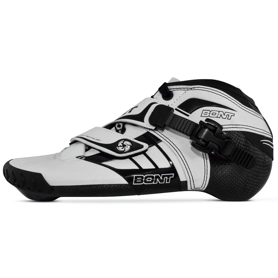 100 Original Bont Z 2PT 195mm Speed Inline Skate Heatmoldable Carbon