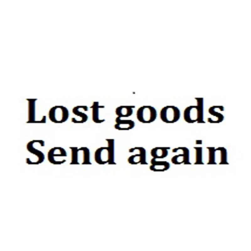 

Lost goods Send again