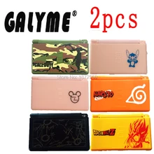2 шт./лот шесть модель Mikasa Ackerman мультфильм В виде ракушки nintendondsl DSL DS Lite ремонта Корпус w/Пуговицы Экран полный набор игры консоли мальчик подарок