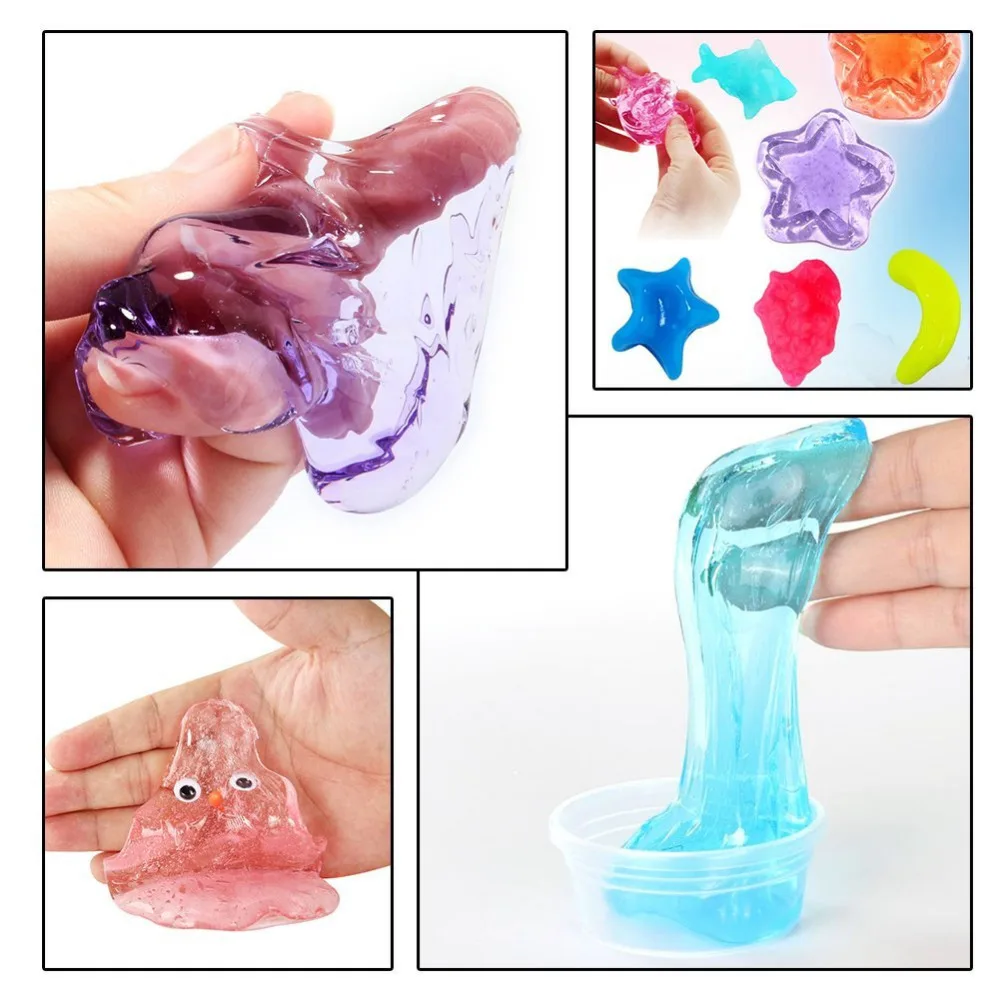 12 Colors Cyrstal Slimes Kit Non-toxic Plasticines DIY Toys Baby Outdoor Educational Toys For Fluffy/Slime Making Kit 12 Colors Cyrstal Slimes Kit Non-toxic Plasticines DIY Toys Baby Outdoor Educational Toys For Fluffy/Slime Making Kit