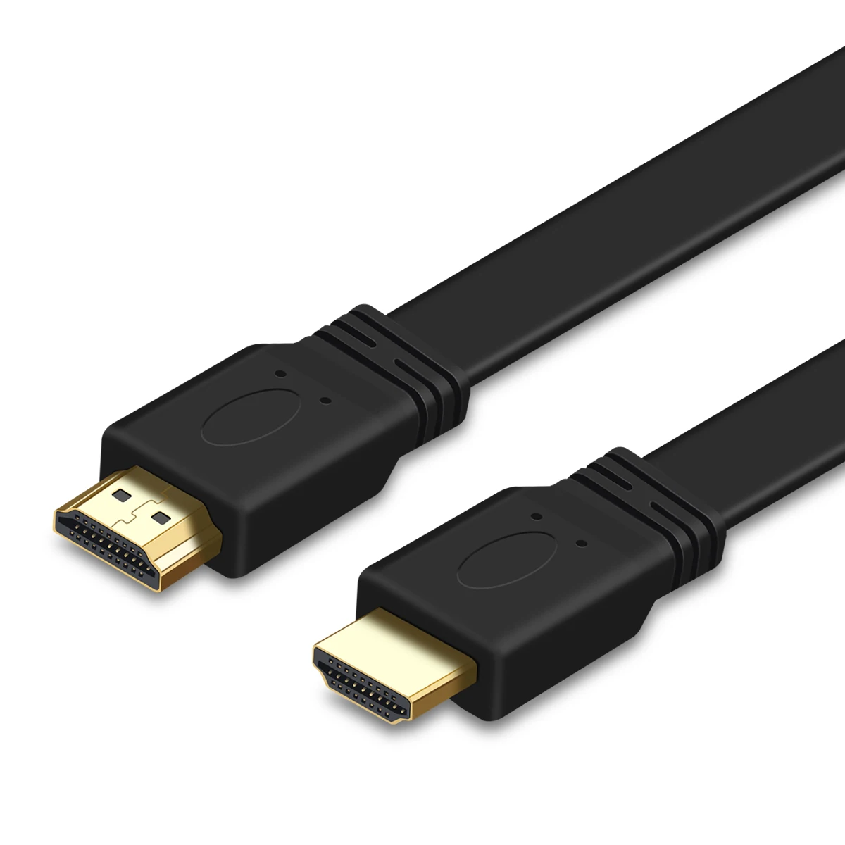 Высокоскоростной hdmi-hdmi Кабель HDMI 1,4 4k 3D штекер-штекер Falt кабель для PS3 проектор HD Apple tv компьютер 0,3 м 0,5 м 1,5 м