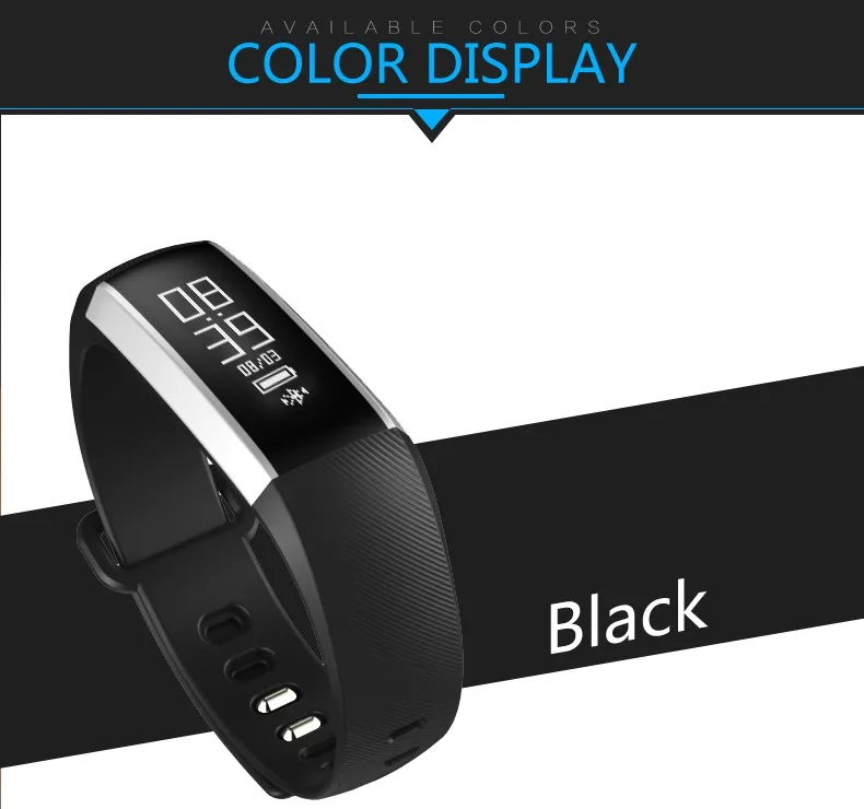 Smart Sport Bracelet Watch Fitness Tracker Smartband Monitoring Wristband Heart Rate Monitor Smart Band