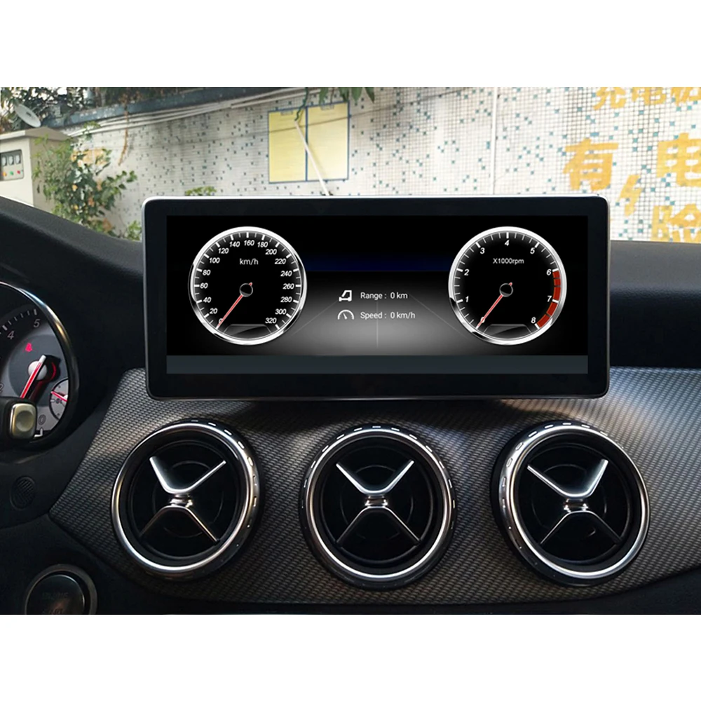 10 25 &quotAndroid Дисплей 4 + 64G для Mercedes Benz класс W176 автомобиля радиомонитор Wi Fi gps
