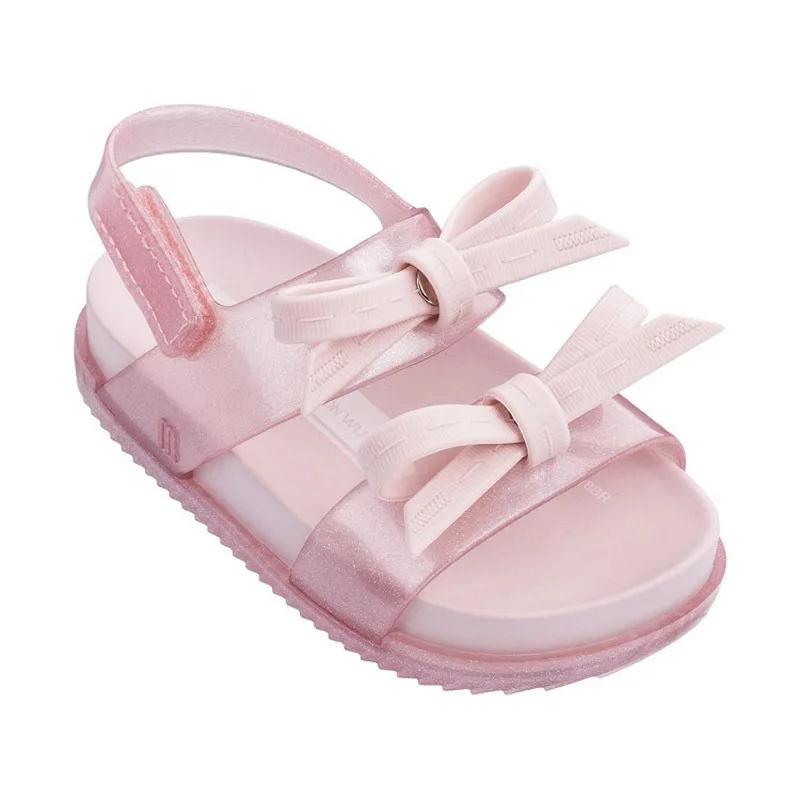 Mini Melissa/Новинка года; Летние римские сандалии для мальчиков и девочек; бразильские прозрачные сандалии; детские сандалии Melissa; пляжная обувь; нескользящая обувь для малышей