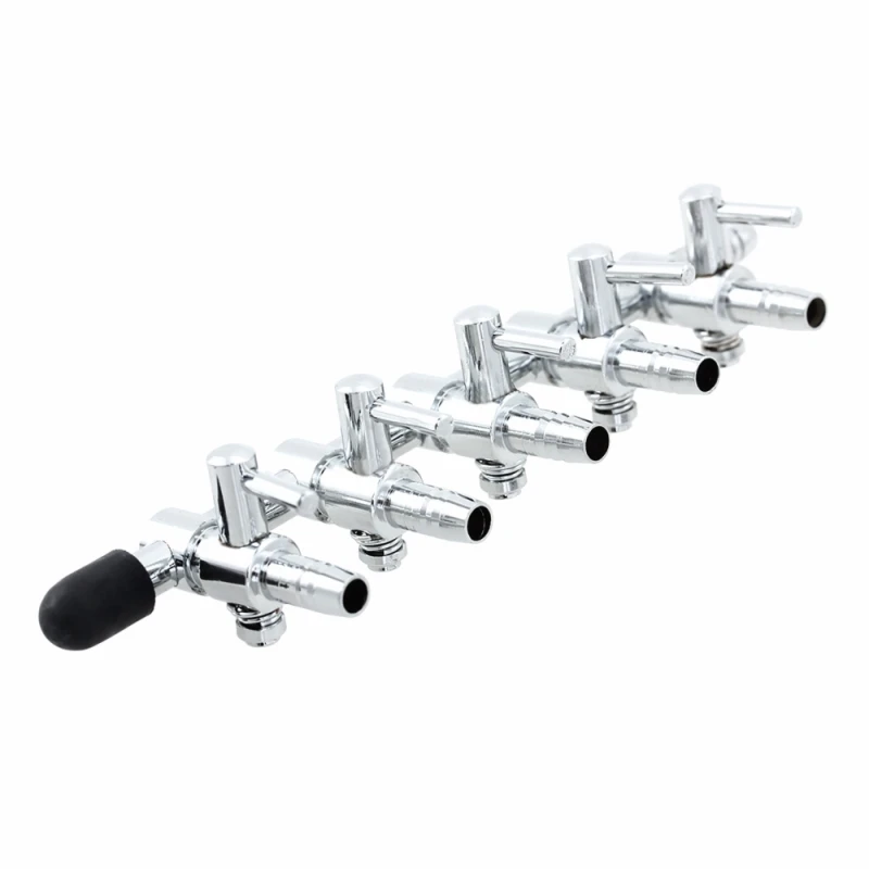 

Aquarium Inline 5-Way Outlet Aquarium Air Flow Pump Control Valve Manifold Tap Water Tubing Switch Distributor Splitter Lever