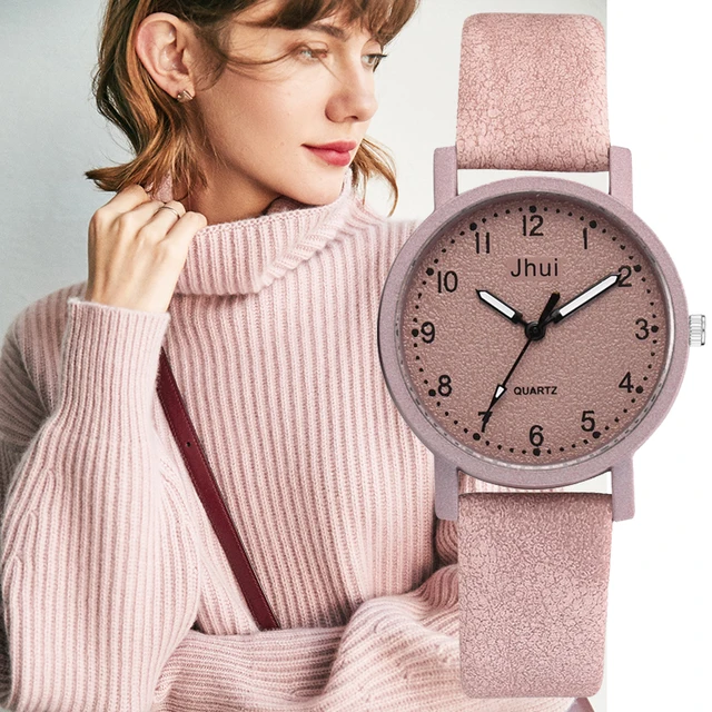 Orologio Da Polso Delle Donne Di Modo Retro Cinturino In Pelle Al Quarzo Vestito Orologio Da Polso Delle Donne Di Modo Retro Cinturino In Pelle Al Quarzo Vestito