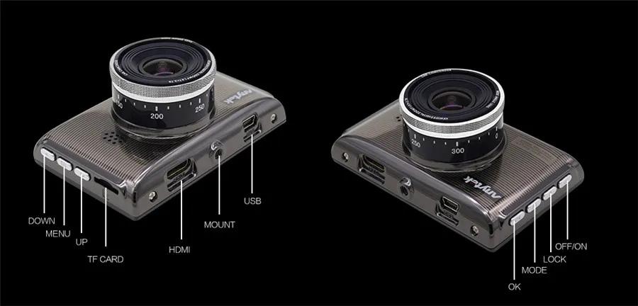 3 ''Видеорегистраторы для автомобилей Камера Full HD 1080P Dash Cam g-сенсор Ночное видение видео Регистраторы Registror WDR(широкий динамический диапазон петли вождения Запись DashCam X6