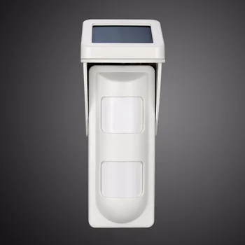 

Wireless Intelligent Solar Outdoor PIR Motion Detector Anti-pet 20kg Pet friendly PIR For Home Alarm System Security 433mhz
