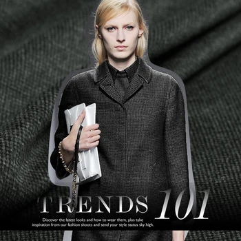 

Temperament fine wool plaid cashmere fabric Shun dress suit high-grade fine wool fabric wholesale high quality wool cloth