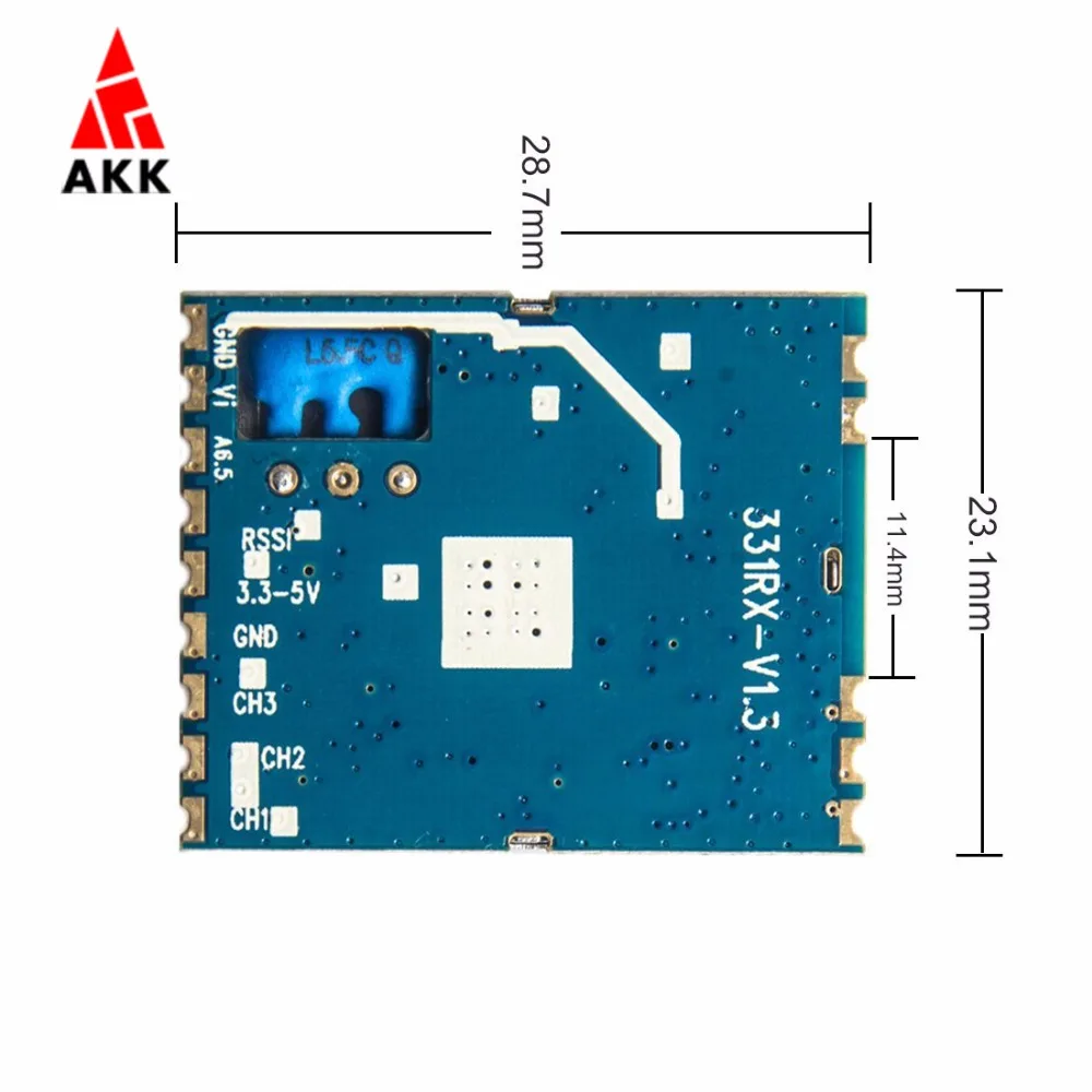 AKK K331 5,8 GHz FPV AV модуль приемника для очков и FPV монитора