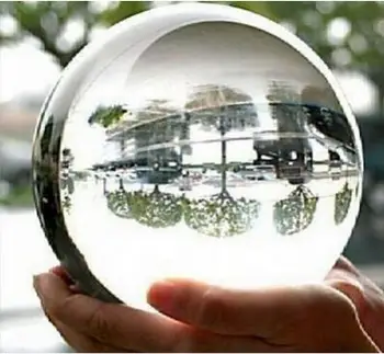 

ASIAN QUARTZ CLEAR CRYSTAL BALL SPHERE 100MM + fast STAND