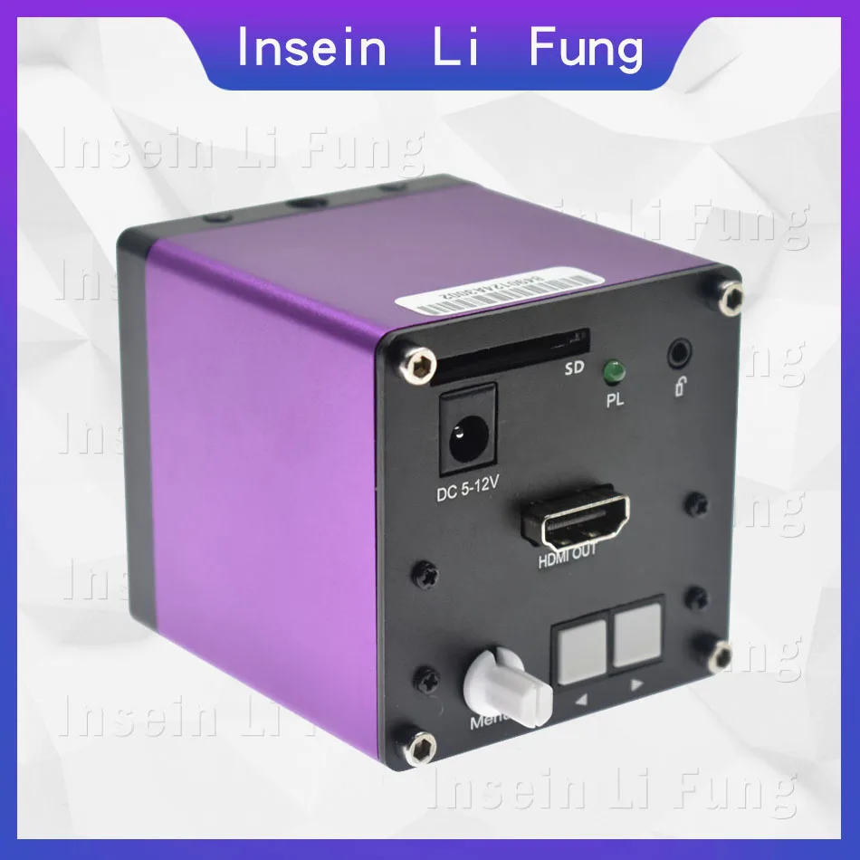 

1080P 60 Frames 1/2-inch HDMI Industrial Video Microscope Camera C Interface SD Card Storage R G B Independent Adjustment