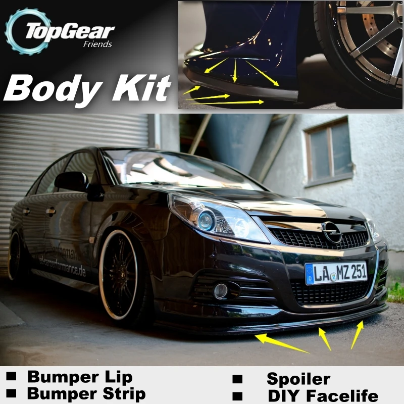 

Bumper Lip Deflector Lips For Opel Signum For Vauxhall Signum Front Spoiler Skirt For TopGear Fans to Tuning / Body Kit Strip