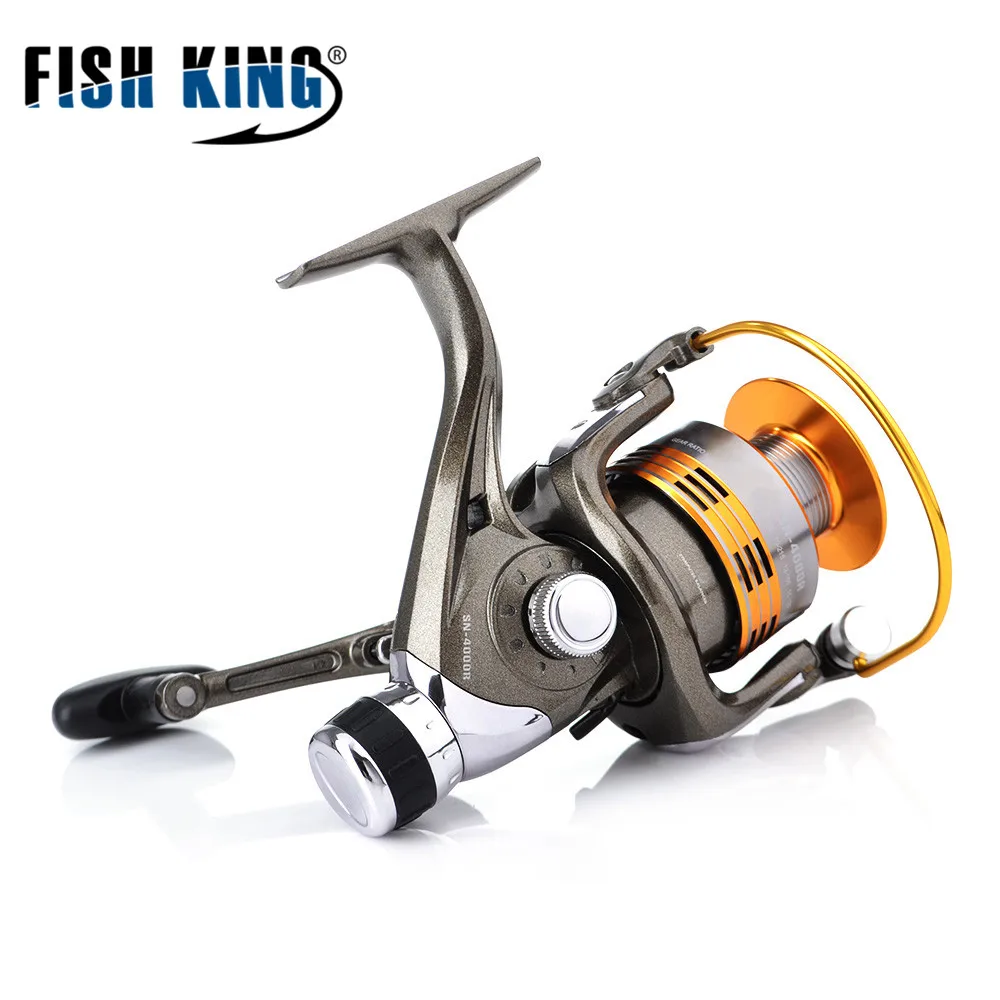 FISH KING 10+ 1 BB 5,1: 1 спиннинговые Катушки рыболовное судно металлическое рыболовное колесо леска чашка для рыбалки