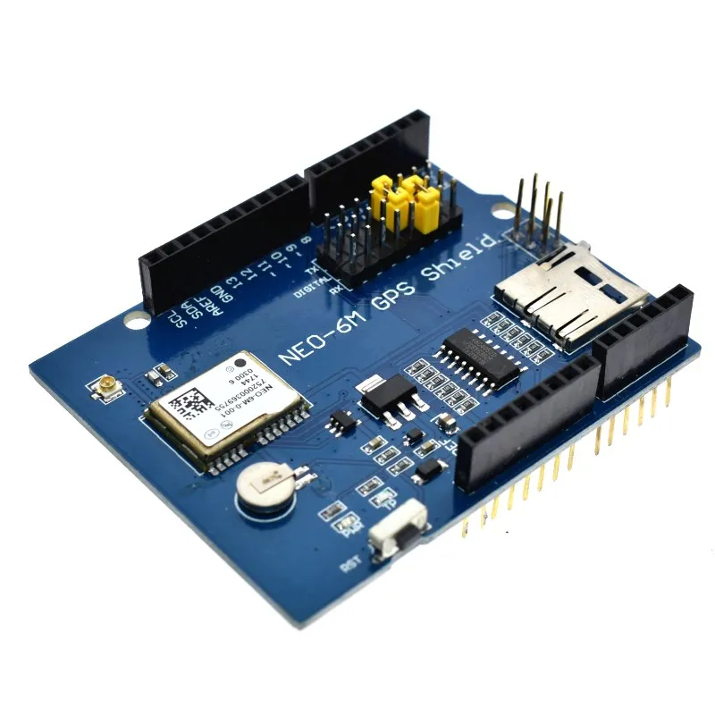 WAVGAT NEO-6M gps щит регистратора плата расширения Модуль Щит SPI UART w/SD слот для карты Arduino UNO R3 ONE