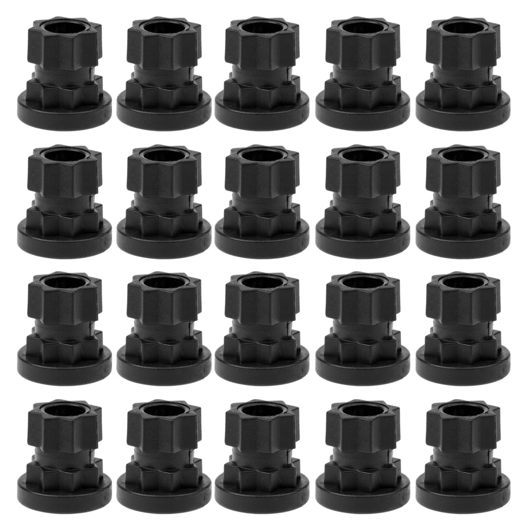 Pack 20 Nylon 22mm/7/8' Ram Post Mount Track Mount Base Replacement for Kayak Boat Fishing Rod Mount