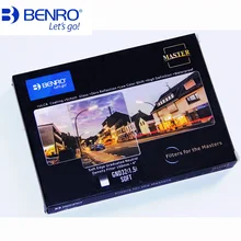 Benro 100x150 мм главный квадратный мягкий GND фильтр GND4 gnd8 gnd16 gnd32 Градуированный фильтр с нейтральной плотностью оптического стекла gnd0.9