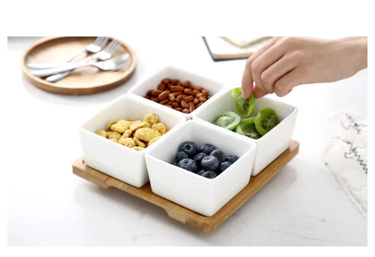 1 Набор, новинка, креативная коробка для сухофруктов, фруктовый диск, японская крышка, фруктовый диск, керамический диск для конфет, закуска, диск ок 0887