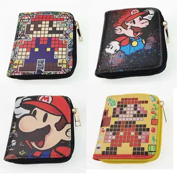 

Cute Cartoon Zipper Purse Super Mario Lovely Animal Card Holder Wallet Gift Kids Student Mini Wallets Dollar Price Coin Bags