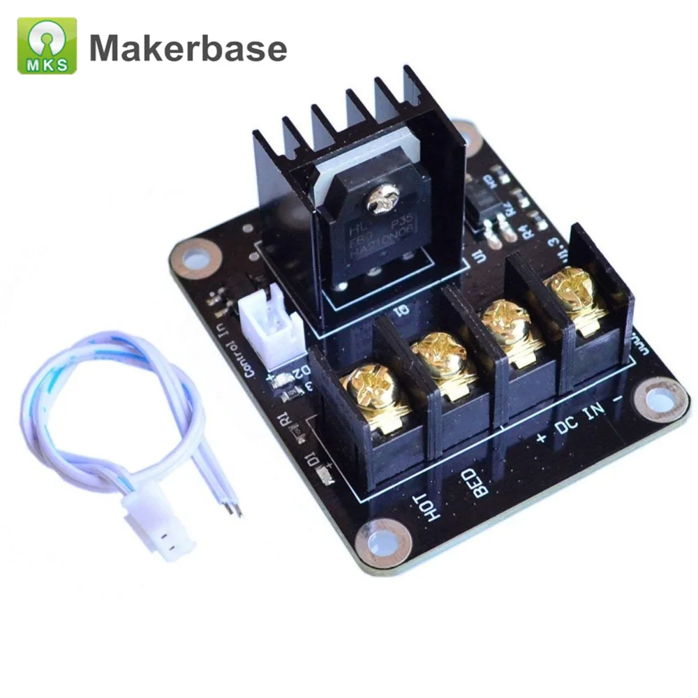 

3D Printer Parts Heated Bed Power Expansion Board Module High Current 210A MOSFET Heat Bed Upgrade RAMPS 1.4