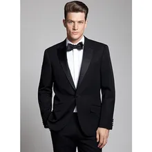 modern slim fit men suit black custom made suits tuxedo prom wear fashion western suits 2017