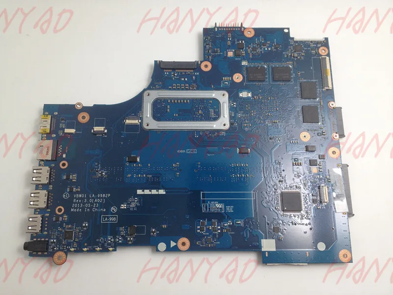 Greatest  CN-0P28J8 0P28J8 P28J8 For Dell 15R 5537 3537 Laptop Motherboard VBW01 LA-9982P With SR16Z i7 cpu D
